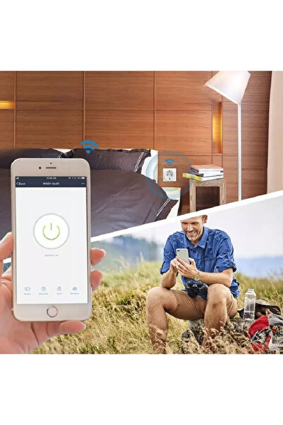 Gonga Wifi socket, smart, compatible with Tuya, Smartlife, Gonga® applications White