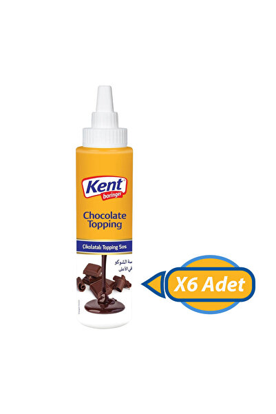 Kent Boringer Çikolatalı Topping & Dekor Sos 300g X 6 Adet