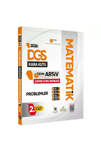 Karakutu Yayınları 2026 DGS MATEMATİK Kara Kutusu 2.Cilt PROBLEMLER ÖSYM Çıkm...