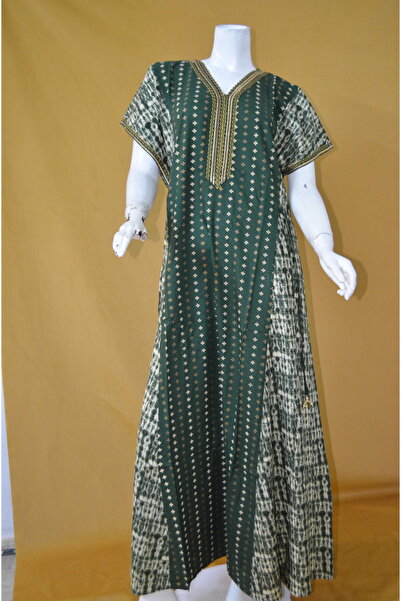 Zainah Elegant Embroidered Modest Jalabiya Dress for Women – Wide Bottom, Bat...