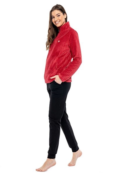 MORRO 3989 Women's Strawberry Patchwork Tracksuit Set - strawberry