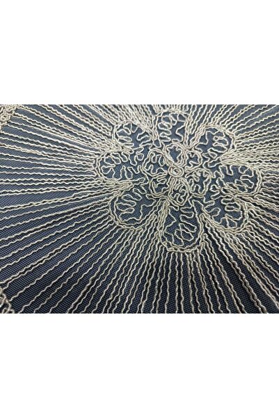 S.Y 3-Piece Coffee Table Cover with Cord, Round