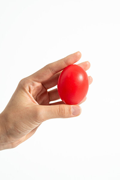 Myortica Kırmızı Sert Direnç Silikon El Egzersiz Topu En Sert Seviye Stres & ...