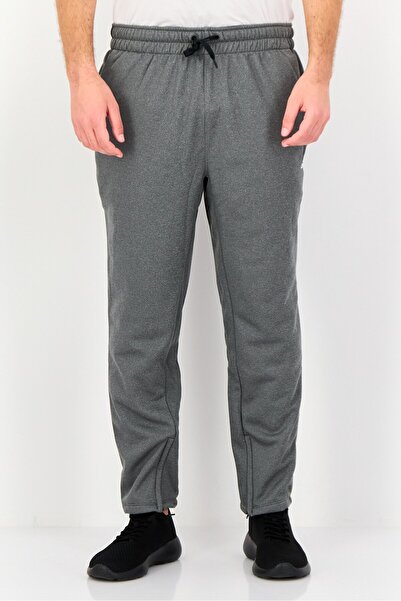 adidas Men Sportswear Fit Embroidered Logo Outdoor Pants, Grey