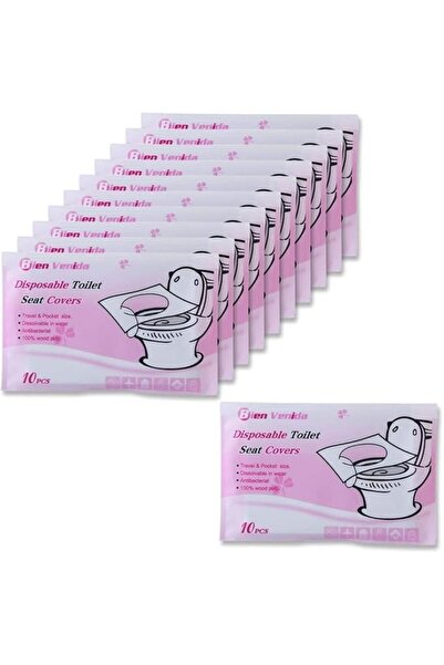 Generic Azoni 11-Piece Paper Disposable Toilet Seat Covers — 100% Biodegradable