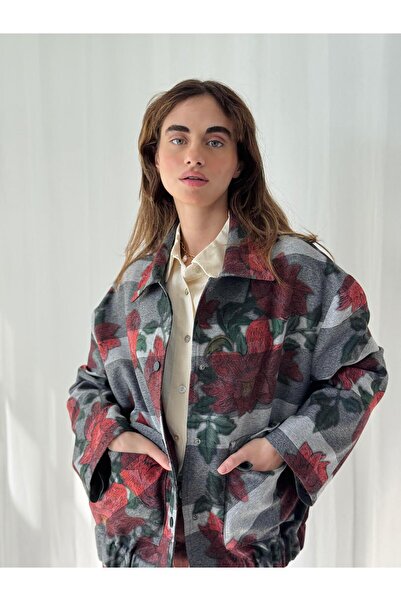 Retrobird Design Brooklyn Bomber Jacket Women's Smoked