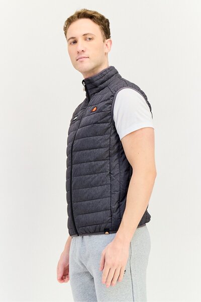 Ellesse Men Sportswear Fit Sleeveless Outdoor Vest, Grey