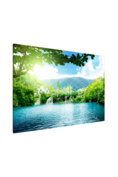 PozaTablou Pictură pe pânză: Cascadă Serenity 110x80 cm