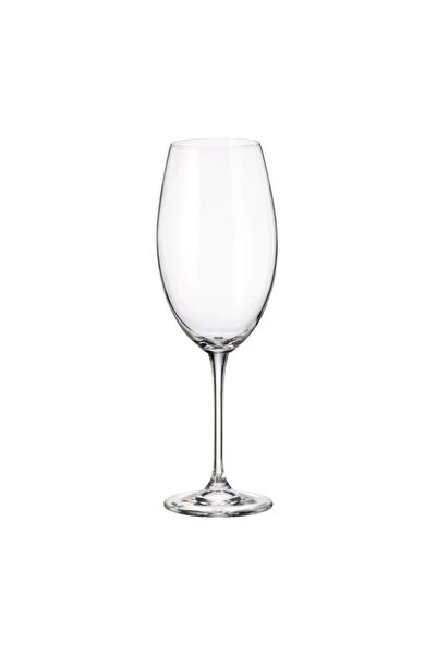 BOHEMİA CRYSTAL Set of 6 Crystal Bohemia Fulica wine glasses 630 ml transparent