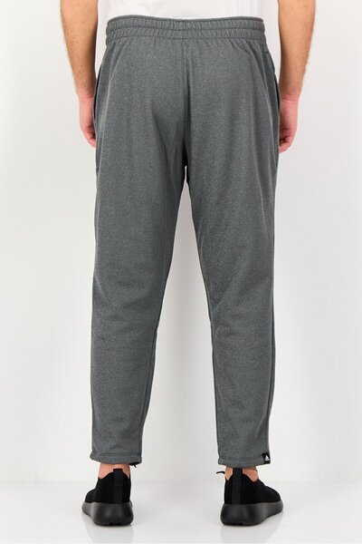 adidas Men Sportswear Fit Embroidered Logo Outdoor Pants, Grey