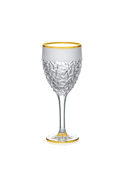 BOHEMİA CRYSTAL Set 6 Pahare de vin Nicolette Goblet 320 ml (aurii)