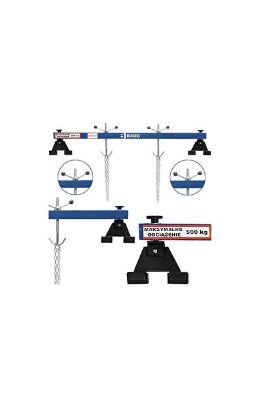 BAUG Βάση στήριξης κινητήρα, 500 κιλά,