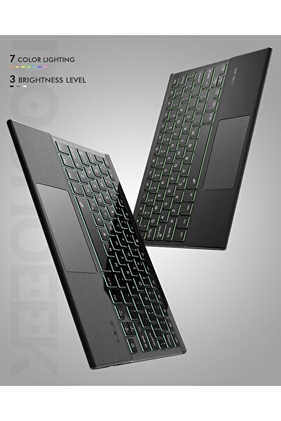 HYX Bluetooth Keyboard Case for Samsung Galaxy Tab S11 11-inch (2025) with Trackpad & 7-Color Keyboard