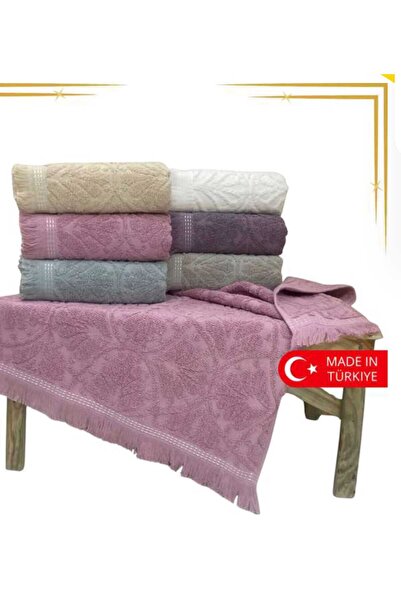 ERDEM MEFRUŞAT 12'LI BUKLE JAKARLI GONCA DESEN 50x90, 200 GRAM 6 FARKLI RENK,...