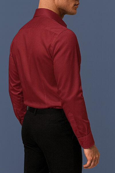 Zikuv Giyim ve Moda Tasarım Long Sleeve Slim Fit Button-Down Collar Oxford Cotton Easy-Iron Shirt