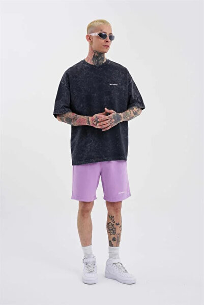 Machinist Men's Luxury Basic Washable Oversized T-Shirt Anthracite Effect