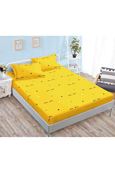 CHIRASO CHIRASO Fitted Sheet Set, Satin Cotton, 160x200 cm and 2 Pillowcases 52x80 cm