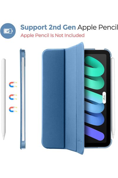 Generic iPad Mini 6 Smart Cat Cot Slim Case – Shockproof TPU Shell & Viewing Stand