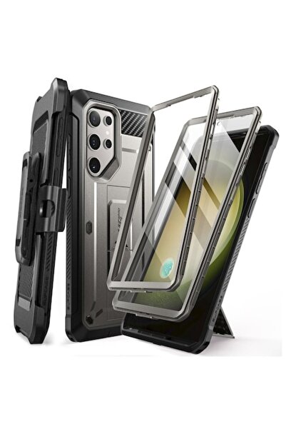 Petite Tuds Carcasă de înaltă protecție pentru Samsung Galaxy S24 Ultra - Armor, Gri Titan