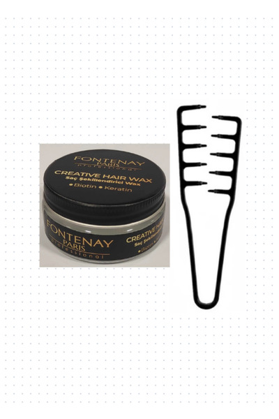 Fontenay Profesyonel Creative Biotin&Keratinli Saç Wax + Mucizevi Tarak 2'li Set