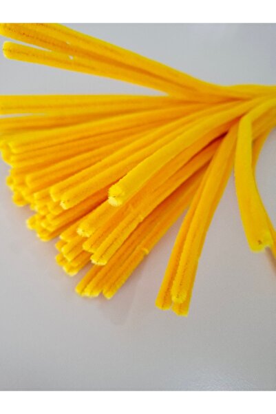 İ&G Çiçek ve Hobi evi 50 Adet Şönil Tel, Çiçek Yapımına Uygun Yoğun Tüylü Tel...