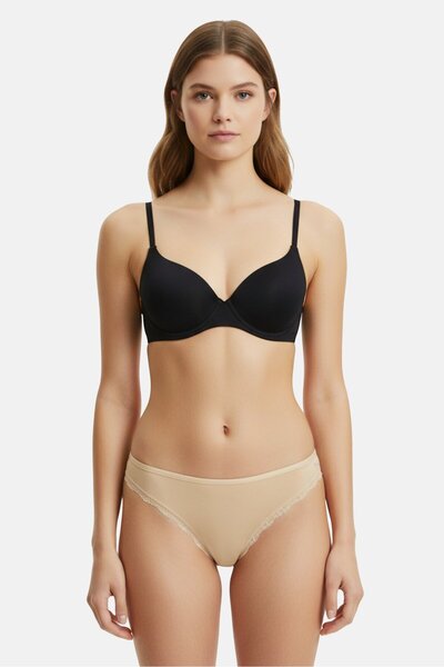 Calvin Klein Women Brand Logo Panty, Beige