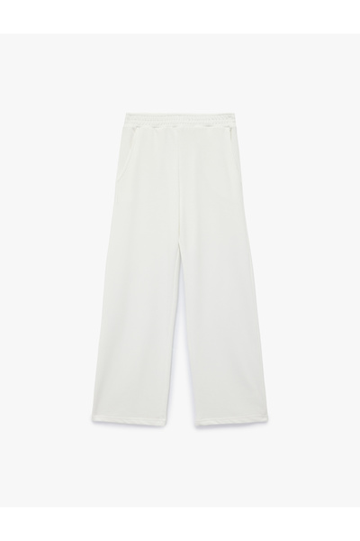 Koton Φούτερ με φαρδύ πόδι με λεπτομέρεια τσέπης και ελαστική μέση