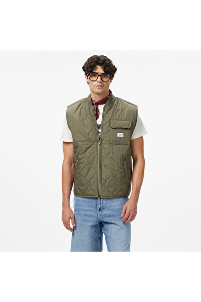 Guess Jeans Erkek Yeşil Yelek