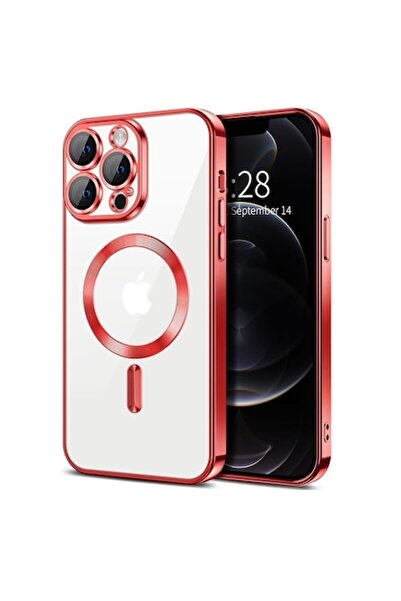Techsuit Husă de înaltă protecție pentru iPhone 12 Pro — Petite Tuds Luxury Crystal MagSafe (Ruby)