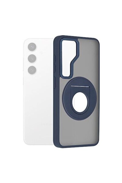 PETITE Carcasă MagSafe TPU pentru Samsung Galaxy S24, cu inel, margini negre,...