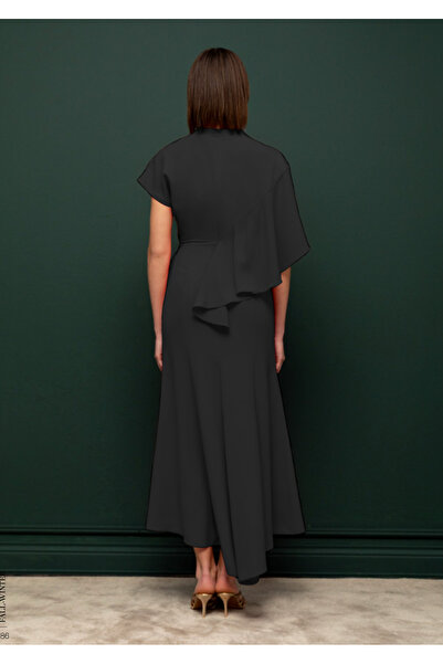 KAMEYA Long Dress with Belt Detail