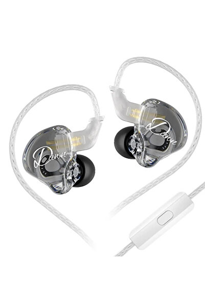 KZ Dawn Süper-Lineer Dinamik Sürücü Hi-Fi IEM Kulak İçi Kulaklık (GÜMÜŞ KABLO...