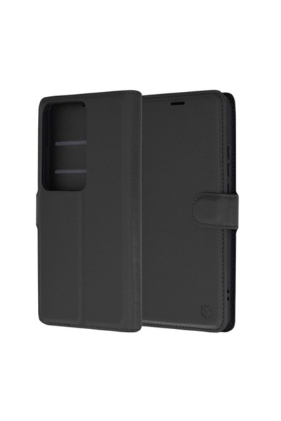 Techsuit Husă de înaltă protecție pentru Oppo Reno11 F — Shield Armor Leather Folio, F64, piele PU, culoare închisă intensă