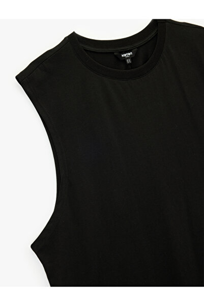 Koton Regular Fit Sleeveless Crew Neck Cotton Basic Undershirt