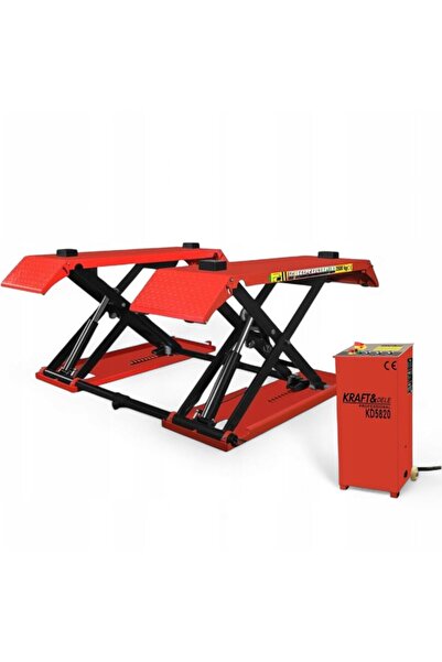 Kraft Elevator tip foarfeca, capacitate 3500 kg, 220 V, garda 11 cm, inaltime ridicare 1.2m,