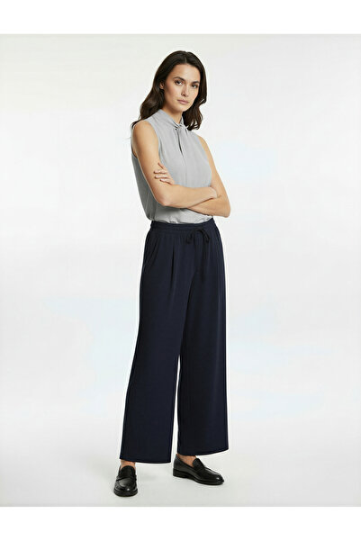 Koton Mock Neck Sleeveless Blouse with Tie Detail