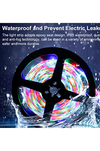 SEP Banda LED RGBW 5M Flexibilă, IP65 Waterproof, USB 5V – Ambianță Perfectă