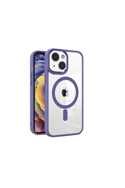 PETITE Husă de telefon pentru Apple iPhone 15 Pro Max, model MagSafe Pro, tra...