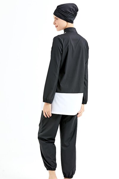 C&City 4-teiliges Badeanzug-Set mit vollständiger Bedeckung