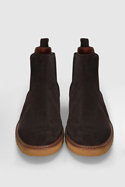 Lufian Justin Men's Leather Sneaker Shoes Brown