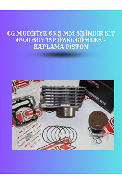 CTR CG Modifiye 65.5 mm Silindir Kit – 69.0 Boy 15P Özel Gömlek Kaplama Piston
