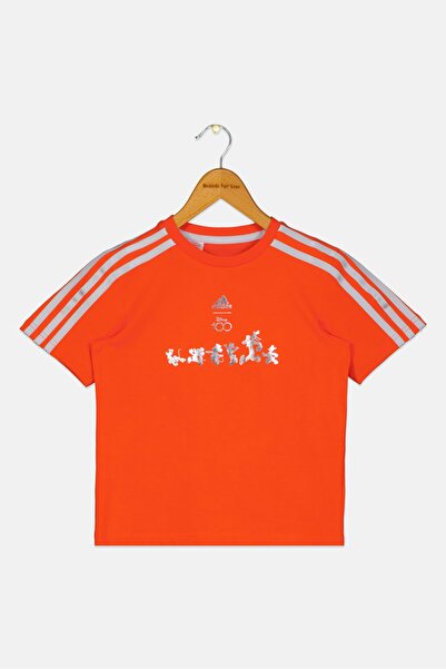 adidas Toddlers Boy Short Sleeve Outdoor T-Shirt, Orange