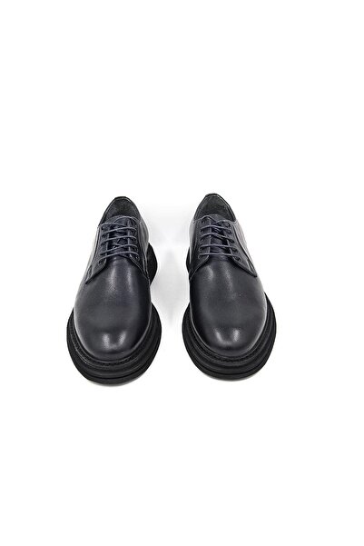 LUCIANO BELLINI C22801 Men's Classic Shoes - Dark Blue