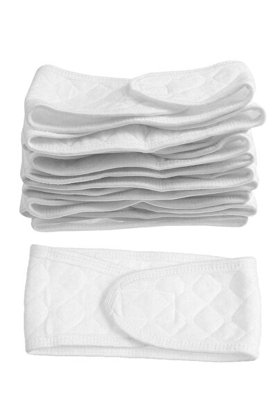Generic Baby Umbilical Cord Belly Band Cotton for Newborns 10Pcs (White)