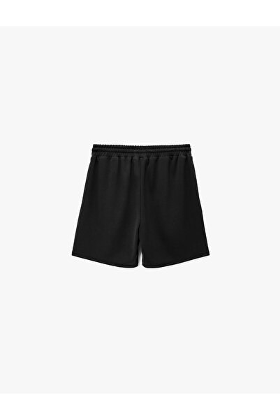 Koton Modal Blend Pocketed Lace-Up Waist Sports Shorts