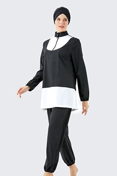 C&City 4-teiliges Badeanzug-Set mit vollständiger Bedeckung