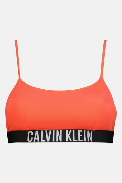 Calvin Klein Women Brand Logo Lightly Padded Bralette, Coral