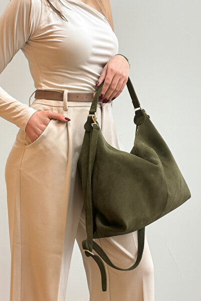 MaVaux Enyola 100% Genuine Leather Modern Design Puppy Shoulder and Crossbody Bag