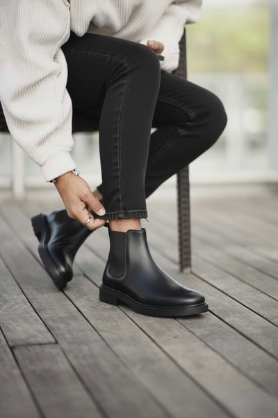 BENGAL Κλασικές ανδρικές δερμάτινες μπότες 100% γνήσιο δέρμα εγγύηση