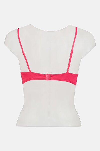 Tommy Hilfiger Women Solid Bikini Top, Pink